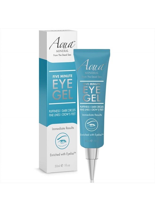 Puffy Eye GEL Instant results – Naturally rapid reduction eye gel, Eliminate Wrinkles, Puffiness and Bags – Hydrating Eye Gel w/Green Tea Extract by Aqua Mineral – 1 oz