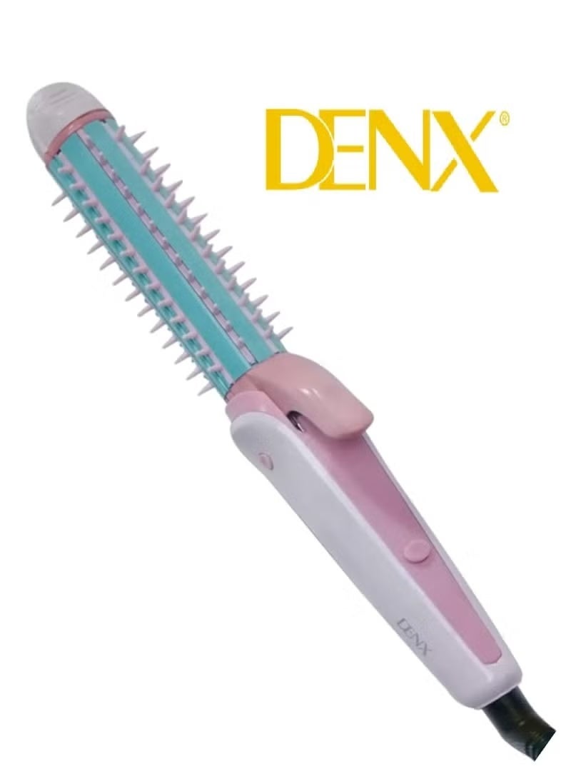 3-in-1 Multifunctional Hair Styler | Curling Iron, Straightener & Waver | Ceramic Hair Curler with Comb | Easy, Fast & Safe Styling for All Hair Types | Multicolor