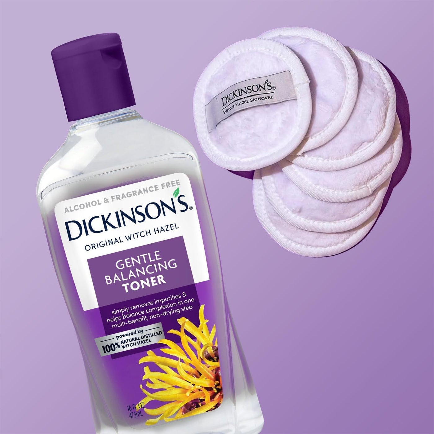 Dickinson's Alcohol Free Gentle Balancing Toner, 16 Fl Oz