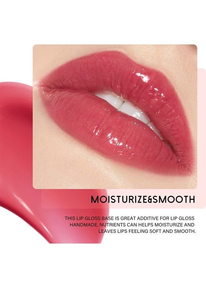 200ML Moisturize Lip Gloss Base,Lip Gloss Base Oil Material Lip Makeup Primers, Non-Stick Lipstick Primer Lip Gloss Base for DIY Handmade Lip Balms Lip Gloss-200g