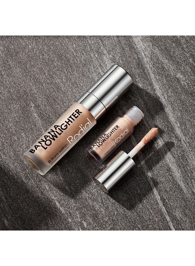 Banana Lowlighter 0.05 fl oz, Liquid Colour Concealer with Yellow Undertone, Face Concealer with Silky, Non-Shimmer Finish, Hydrating Formula with Hyaluronic Acid, Vitamin E and Caffeine
