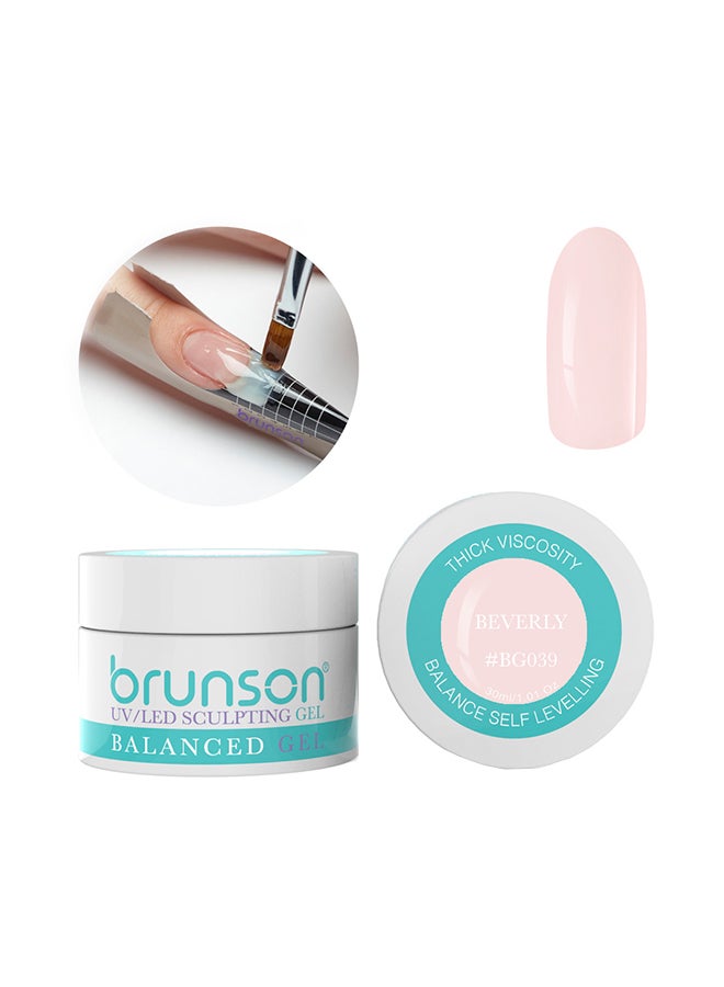 Sculpting Camouflage Uv Builder Gel Balanced Level Gel Uv Sculpting Nail Gel System Beverly Bg039 - 30Ml