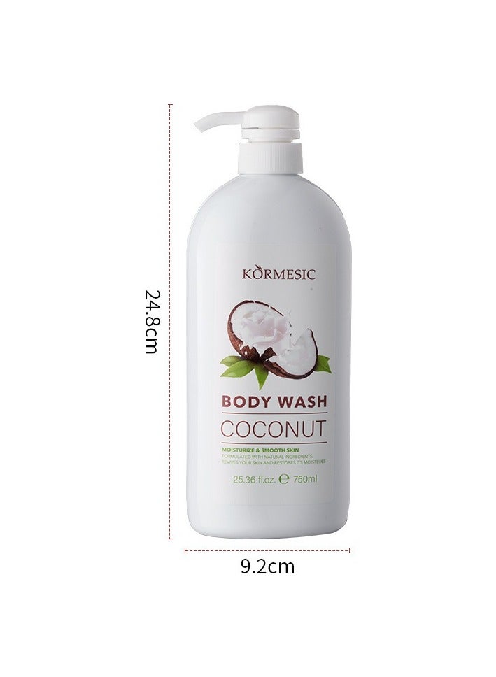 Coconut Body Wash - 750ml Deep Hydrating Body Wash