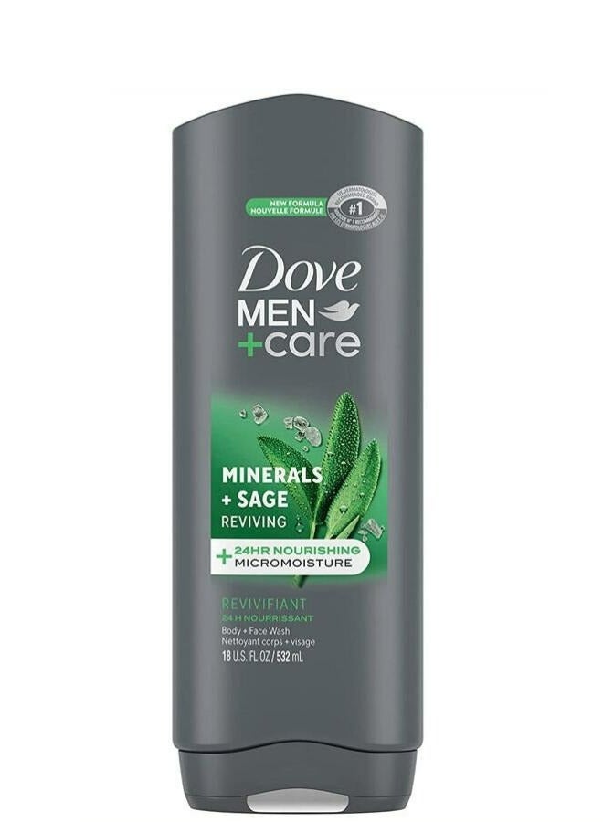 Care And Reviving Body And Face Wash Minerals And Sage 532 ML