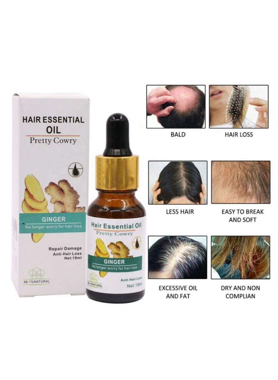 Hair Essential Oil Pretty Cowry Ginger 18ml