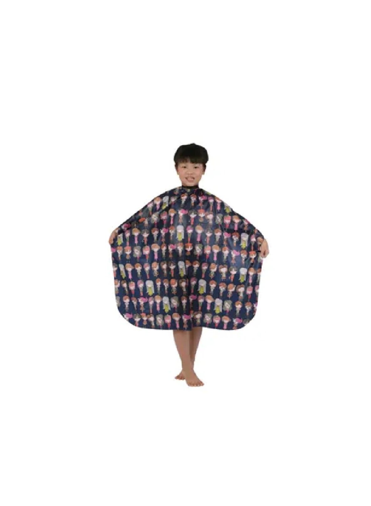 Kids Haircut Cape Soft Polyester, Water Repellent, and Anti Static Ideal For Shampoo, Cutting, and Styling 95X120cm