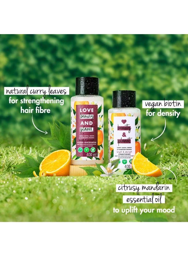 Length And Strength Conditioner With Curry Leaves, Biotin And Mandarin 400Ml - image 3
