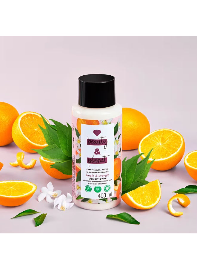 Length And Strength Conditioner With Curry Leaves, Biotin And Mandarin 400Ml - image 9