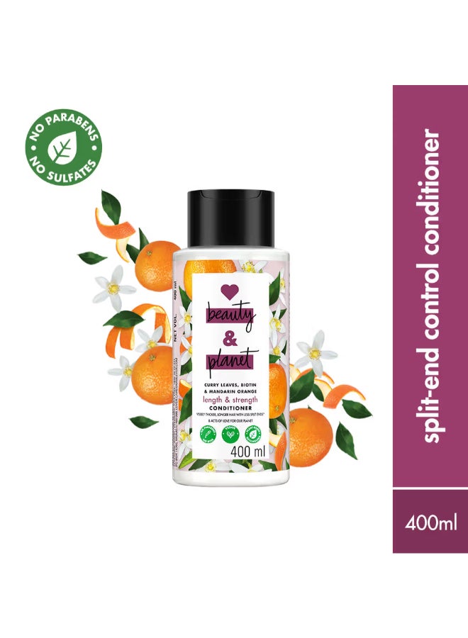 Length And Strength Conditioner With Curry Leaves, Biotin And Mandarin 400Ml