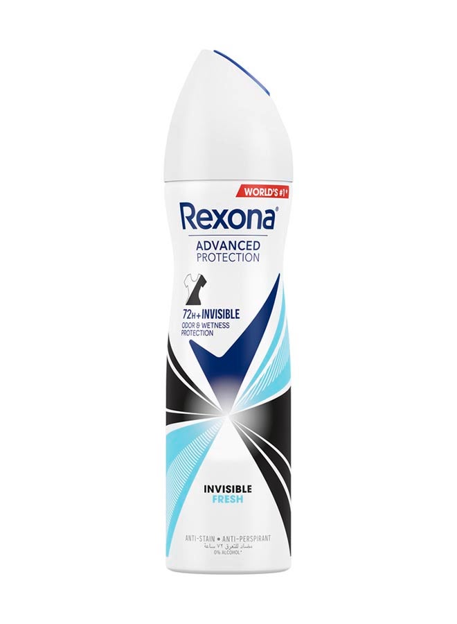 Antiperspirant Deodorant Spray Invisible Fresh 150ml