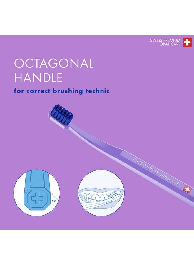 Cs Smart Toothbrush With 7,600 Filaments I Ultra-Soft Manual Brush Promotes Healthier Gums And Teeth I Small Brush Head For Precise Cleaning I Single Pack - Assorted - image 5