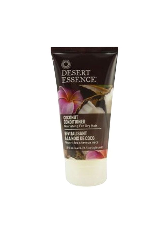 Coconut Conditioner - 1.5 Fl Ounce - Nourishing for Dry Hair - Moisturizing - Softening - Hydrating - Anti-frizz - Sweet Almond Oil - Sunflower Oil - Shea Butter - Paraben Free