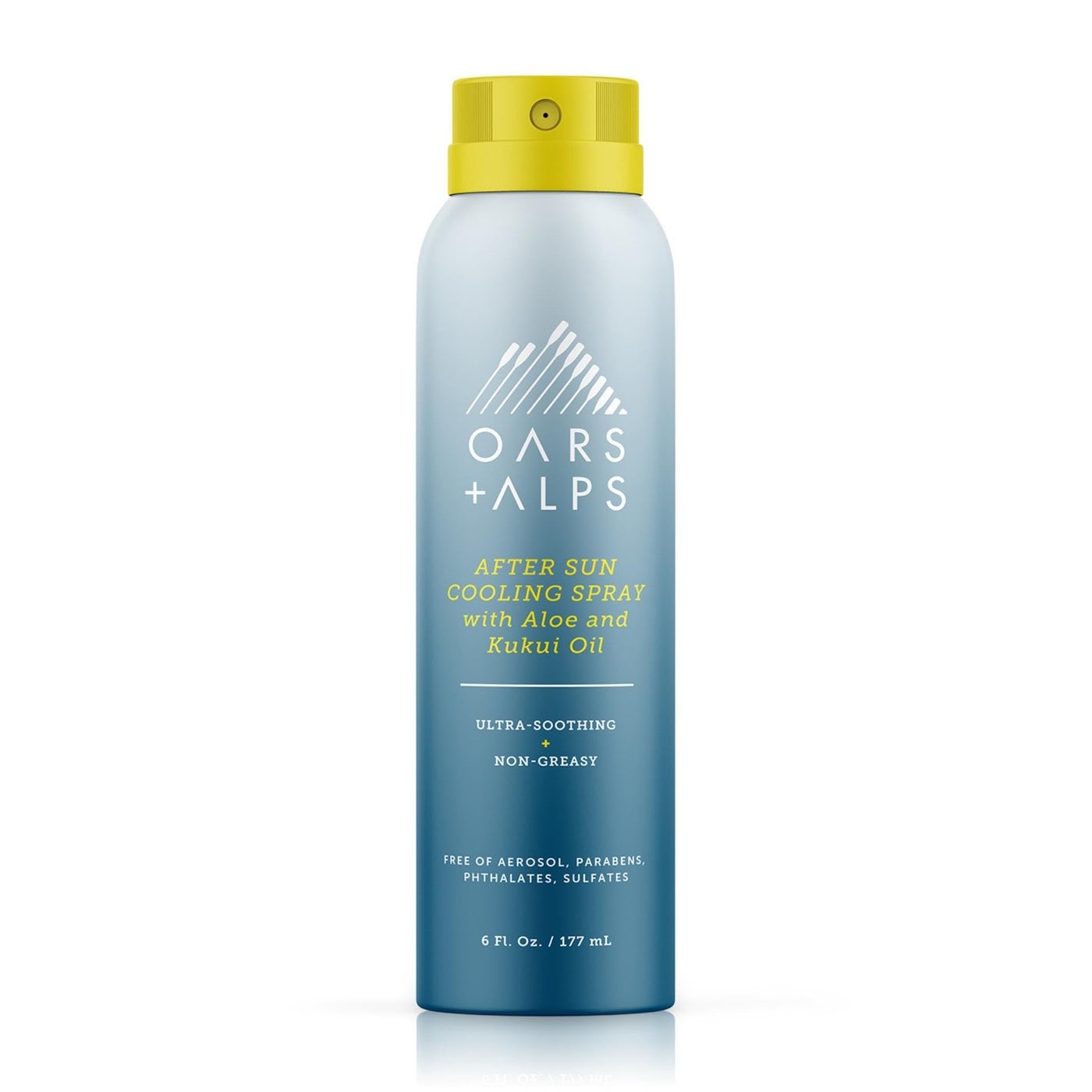 Oars + Alps After Sun Spray, After Sun Care Spray with Aloe Vera, Kukui Oil & Niacinamide & Green Tea Scent to Naturally Cool Skin, Hydrating, Soothing, Non Greasy, 6oz