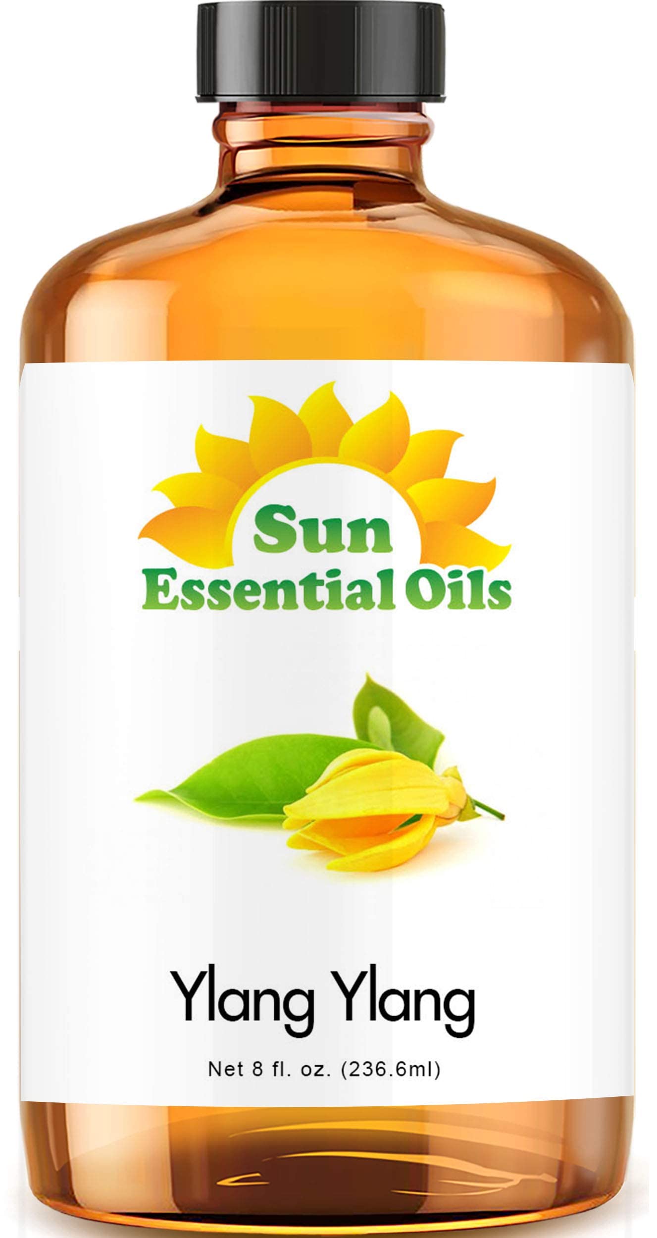 Sun Essential Oils 8 oz Ylang Ylang Essential Oil - Aromatherapy Oil