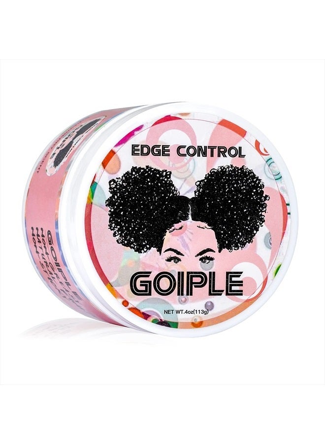 Edge Control Wax for Women Strong Hold Non-greasy Edge Smoother Strawberry Scent 4oz