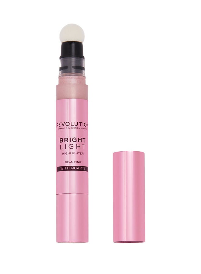 Makeup Revolution Bright Light Highlighter Beam Pink