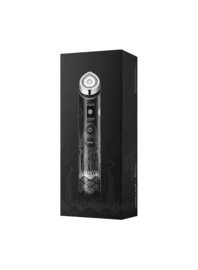 Age-R Booster Pro 6-in-1 Real Glass Glow Beauty Massager Clear Radiant Firmer-Looking Skin APEC Edition 1 Pc