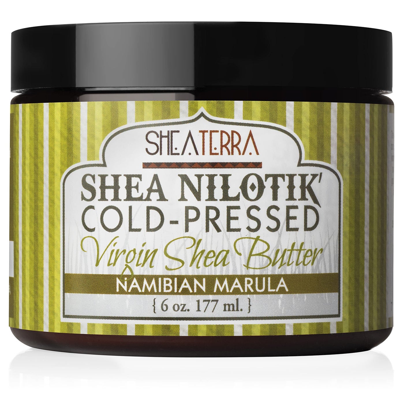 Shea Terra Organics 100% Organic Cold-Pressed Virgin Shea Butter â€“ Namibian Marula | Natural Anti-Aging Daily Skin, Nails & Hair Cream to Soften & Hydrate Dry Skin & Reduce Stretch Mark â€“ 6 oz