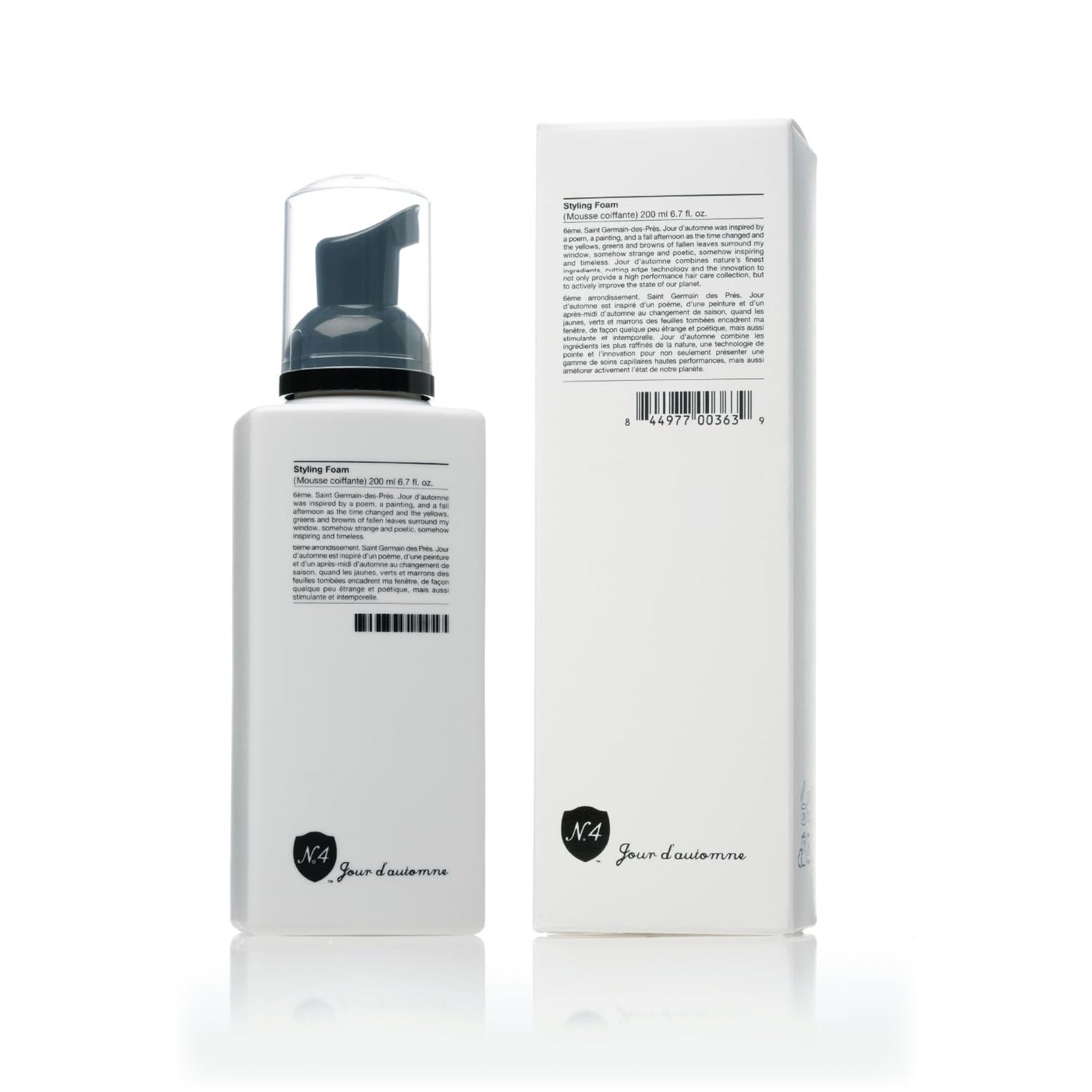 Number 4 Styling Foam. Medium Support Hair Mousse for Volume & Control, Essential for Wavy & Curly Hair, 6.7 oz