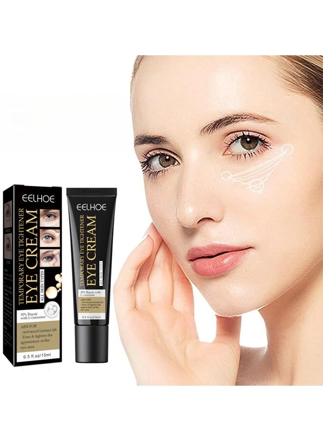 Revitalizing Eye Tightening Cream 15ml,Diminishes Wrinkles and Fine Lines, Reduces Dark Circles and Puffiness, Intensive Hydration and Nourishment, Fast-Absorbing