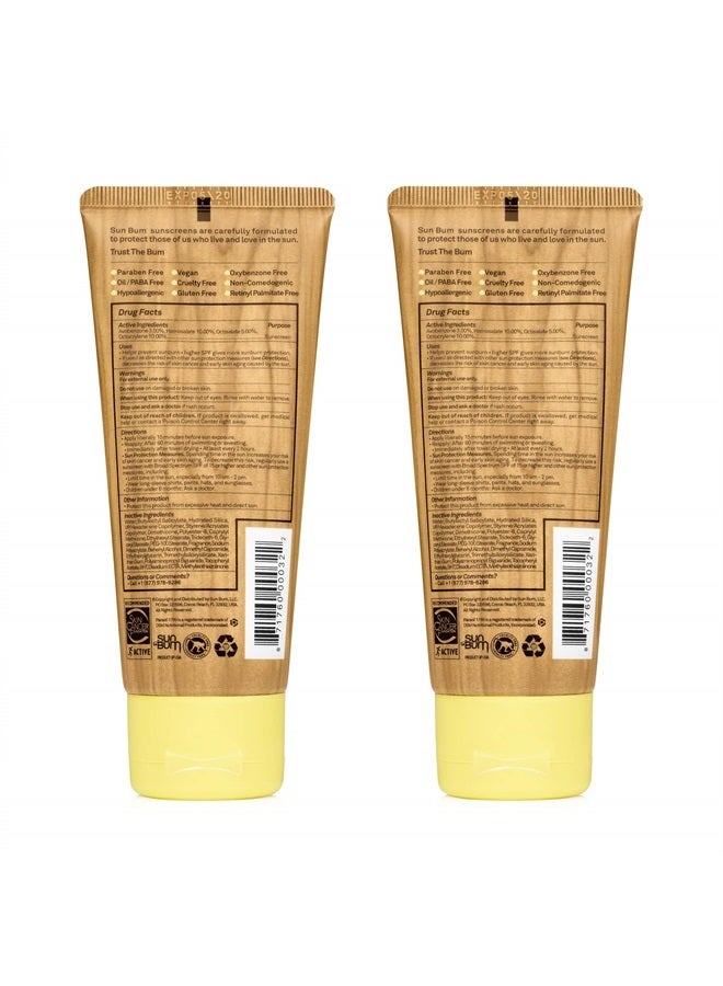 Sun Bum Original Spf 50 Sunscreen Lotion Vegan and Reef Friendly (octinoxate & Oxybenzone Free) Broad Spectrum Moisturizing Uva/uvb Sunscreen With Vitamin E 3 Ounce 2 Pack