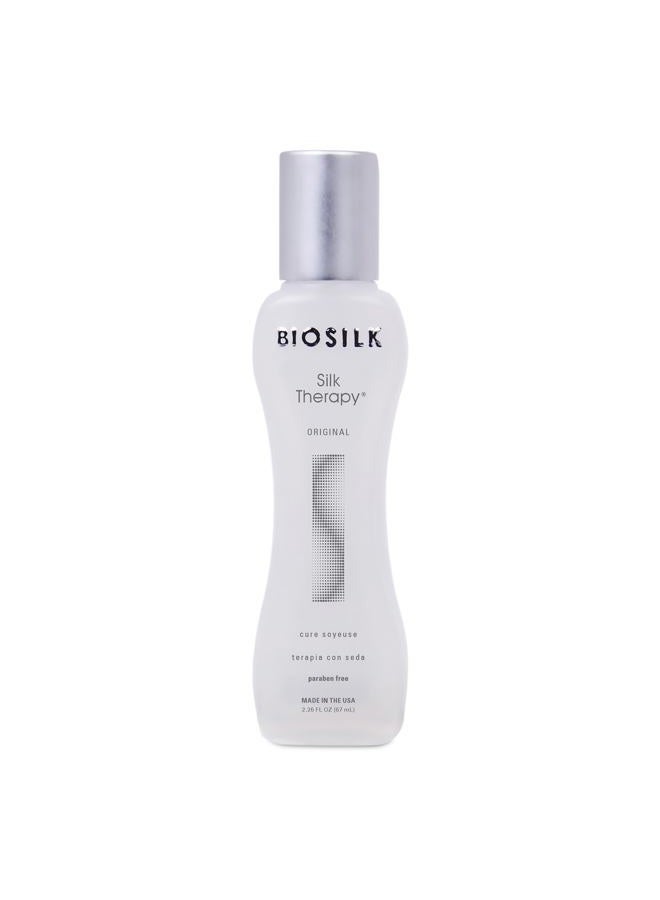 Silk Therapy Original, Reconstructing Treatment For Adding Shine & Helping Prevent Split Ends, Sulfate, Paraben, & Cruelty-Free, 2.26 Oz
