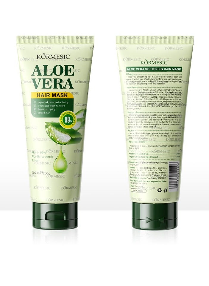 Aloe Vera Smoothing Hair Mask 200g - Softening & Hydrating
