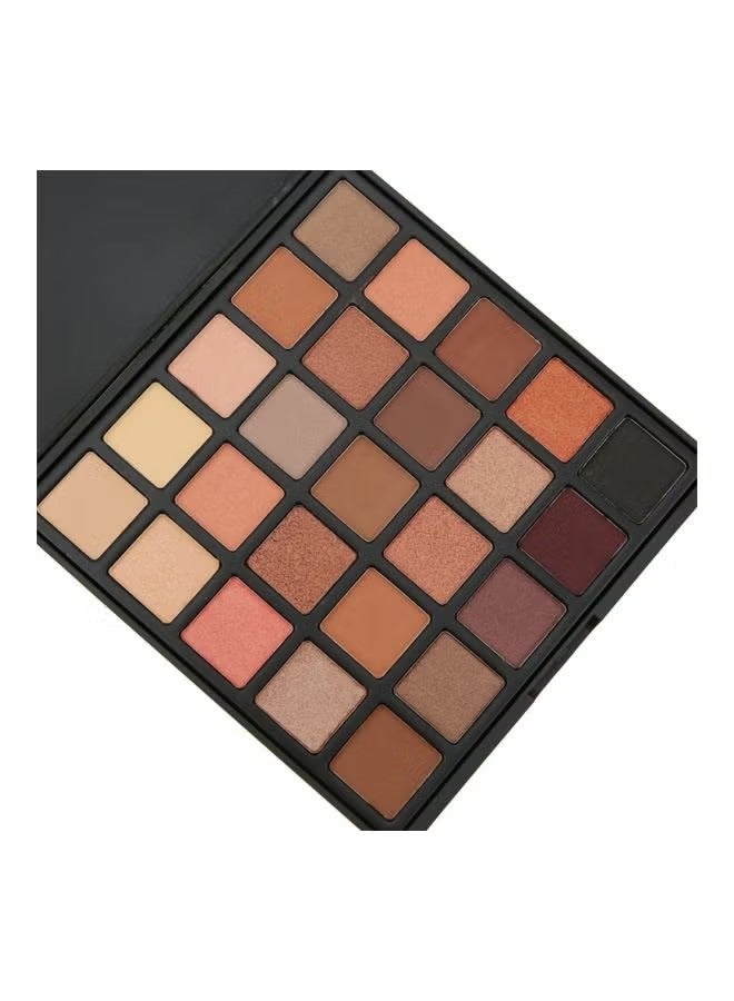 25-Colour Eyeshadow Palette Beige/Brown/Red