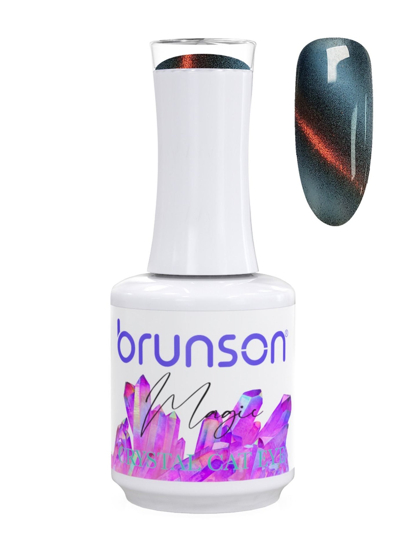 Gel Nail Polish, Cat Eye 9D gel Polish Long Lasting  Chip Resistant Requires Drying Under UV LED Lamp 18ml