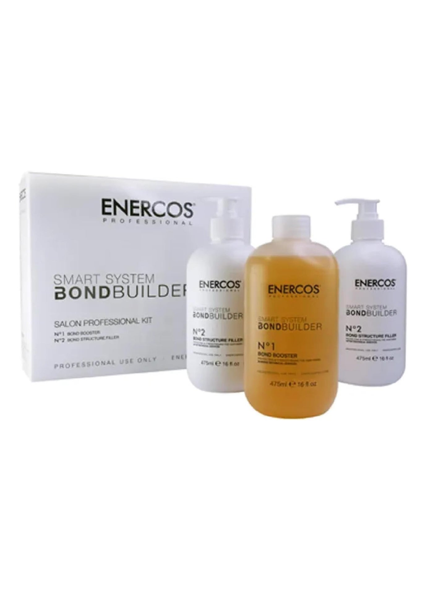 Enercos Professional Smart System Bond Builder, Salon Professional Kit, Chemical Treatments, Styling Practices, or Environmental Stresses | Only For Professional Use