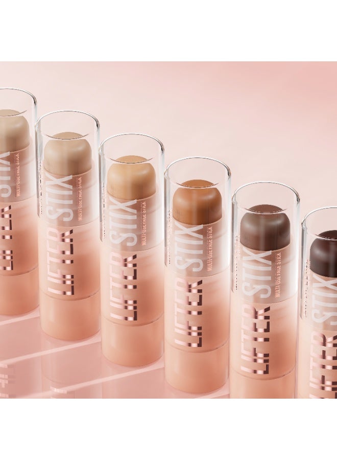 Maybelline New York Lifter Stix Multi-Use Face Stick – Creamy Swipe & Easy Blend – Naturally Sculpted Look – Shade 65 NU INT - image 6