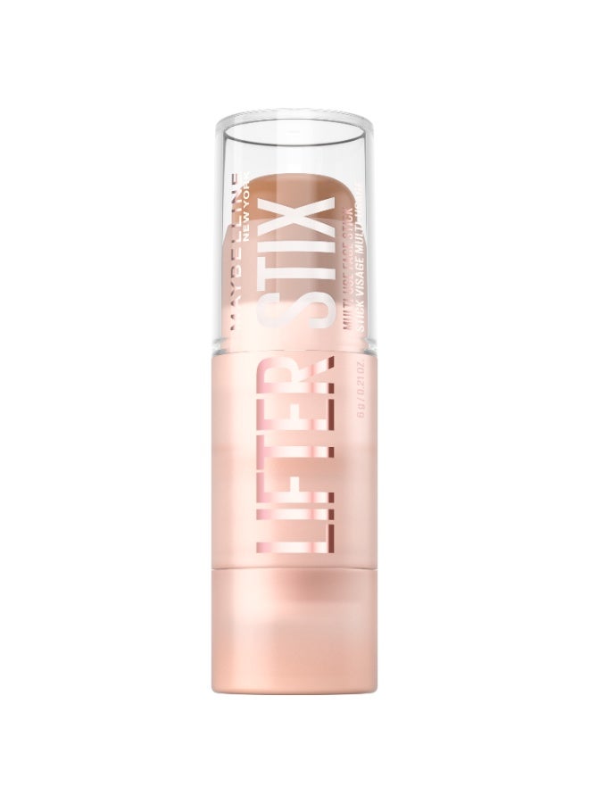 Maybelline New York Lifter Stix Multi-Use Face Stick – Creamy Swipe & Easy Blend – Naturally Sculpted Look – Shade 65 NU INT