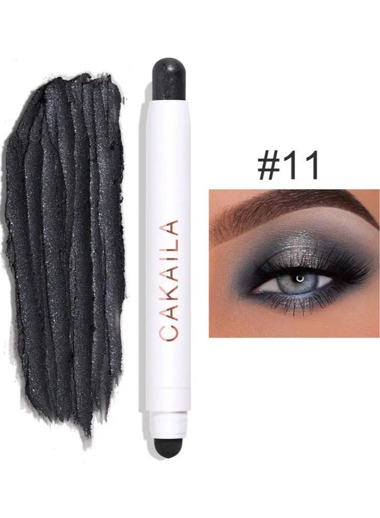 Vibrant Shimmer Eyeshadow Stick - 2-in-1 Creamy Eye Brightener & Highlighter with Soft, Smooth, Easy-to-Apply Formula for Music Festival, Party, and Everyday Use - Long-Lasting, Water-Resistant, and Cruelty-Free color 11