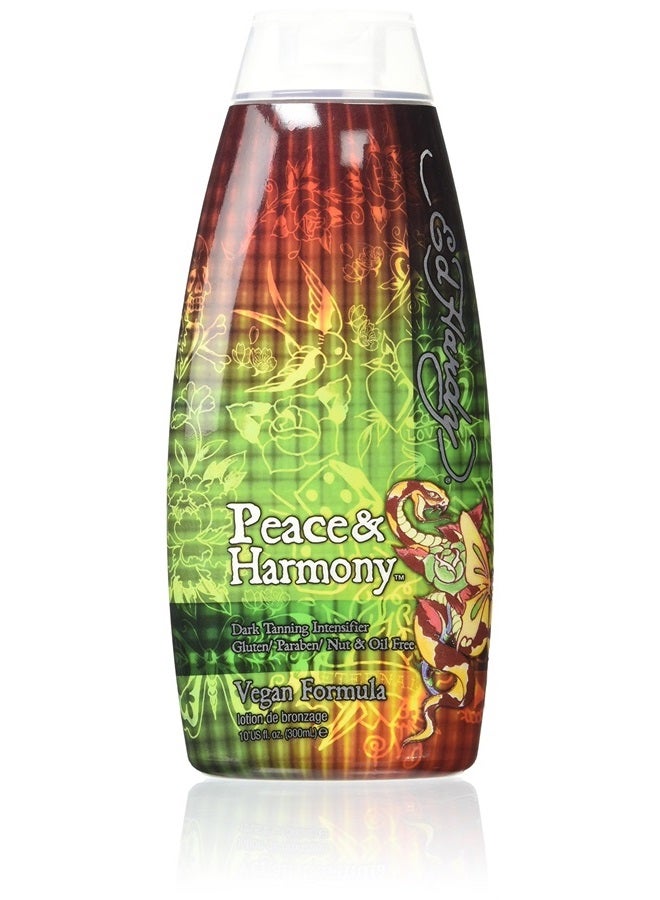 Ed Hardy Peace & Harmony Tanning Intensifier Bronzing Moisturizer Lotion 10 Oz