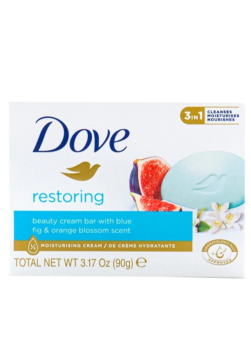 Restoring Beauty Cream Bar With Blue Fig And Orange Blossom Scent 90 g