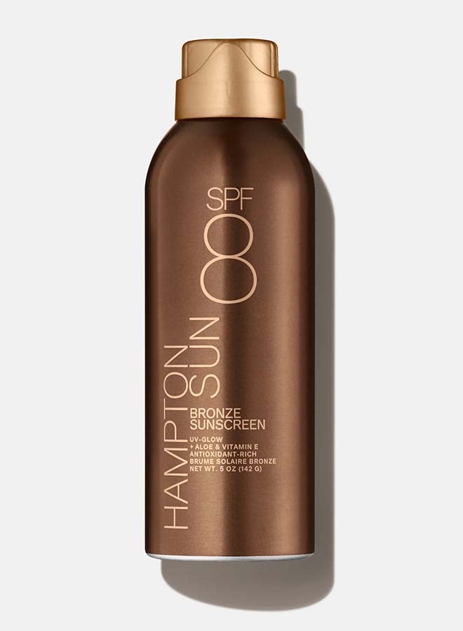 SPF 8 Bronze Tanning Mist 5 oz. | Continuous Spray Sunscreen Mist for Golden Bronze Tan Enhancement | Lightweight UVA UVB Protection Tanning Spray for Body | Easy-Apply Glow-Boosting SPF Mist