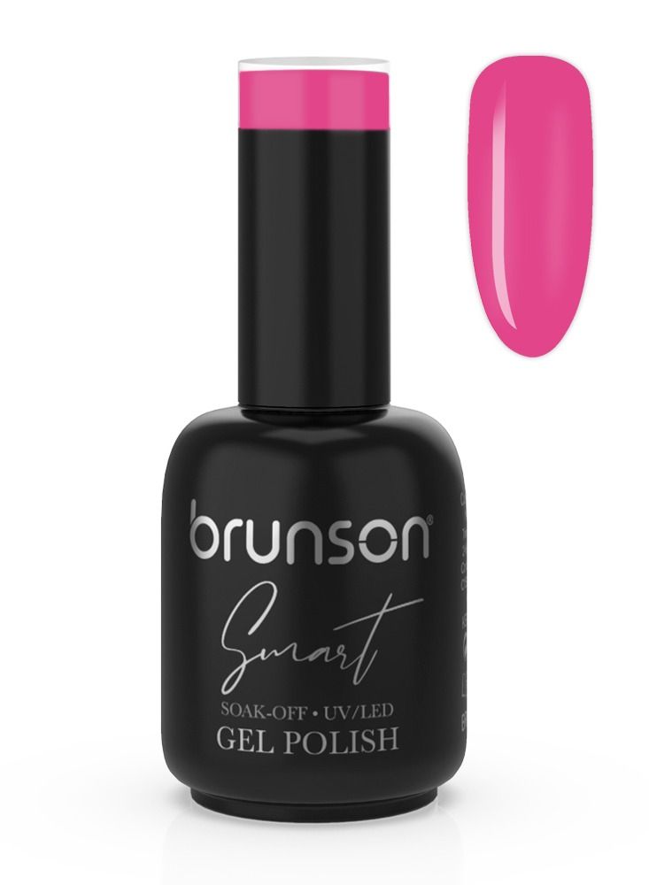 Gel Nail Polish, 15ml Smart Gel Nails Glossy Shine Finish Long Lasting Soak off UV/LED Gel Polish for Nail Art French Manicure Pedicure Salon Quality Chip Resistant Gel Nail Extensions UV Gel  BSM026