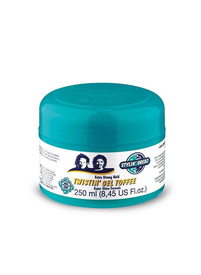 Extra Strong Hold Twisiting Gel Toffee Super Shine Formula Single