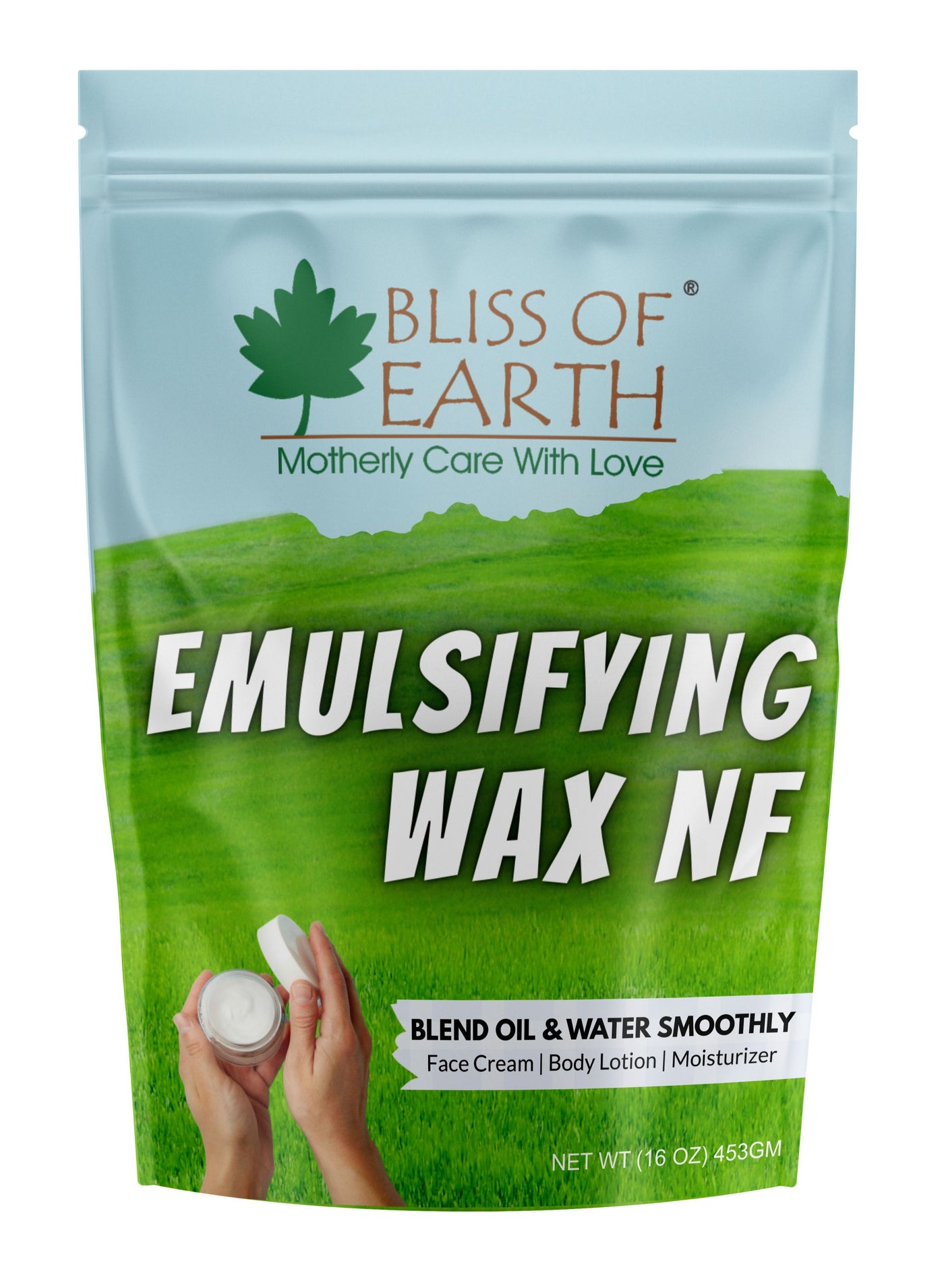 Bliss of Earth 16 OZ Emulsifying Wax NF Cosmetic Grade Wax Best for Thickening Soap Lotion Body Moisturizer & DIY Products 453gm