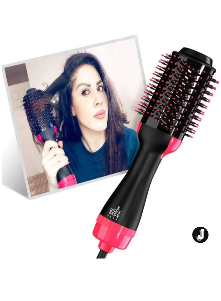 "NEW 3-in-1 Hot Air Brush – Straighten, Curl, and Dry with Ease"