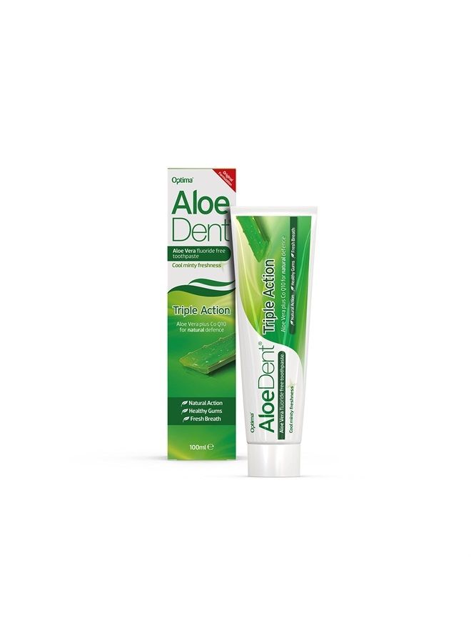 AloeDent Triple Action Toothpaste, 100 ML