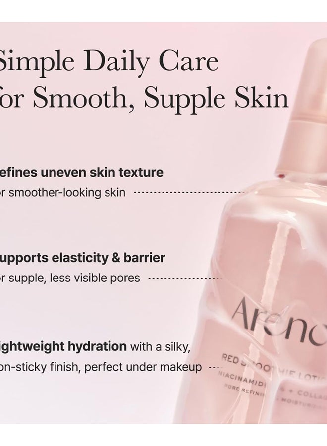 Red Smoothie Lotion 5, Face Moisturizer with Niacinamide 5%, Collagen, Peptide Complex, Hydrating Skin Care, 6.76 fl oz - image 3