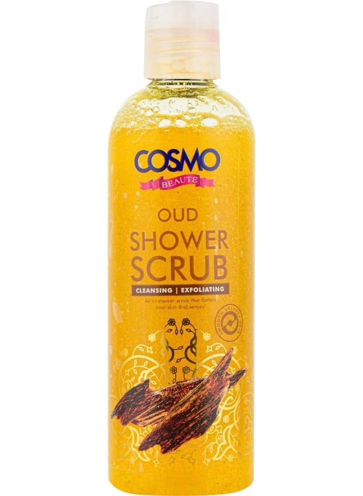 Cosmo Oud Shower Scrub 480ml