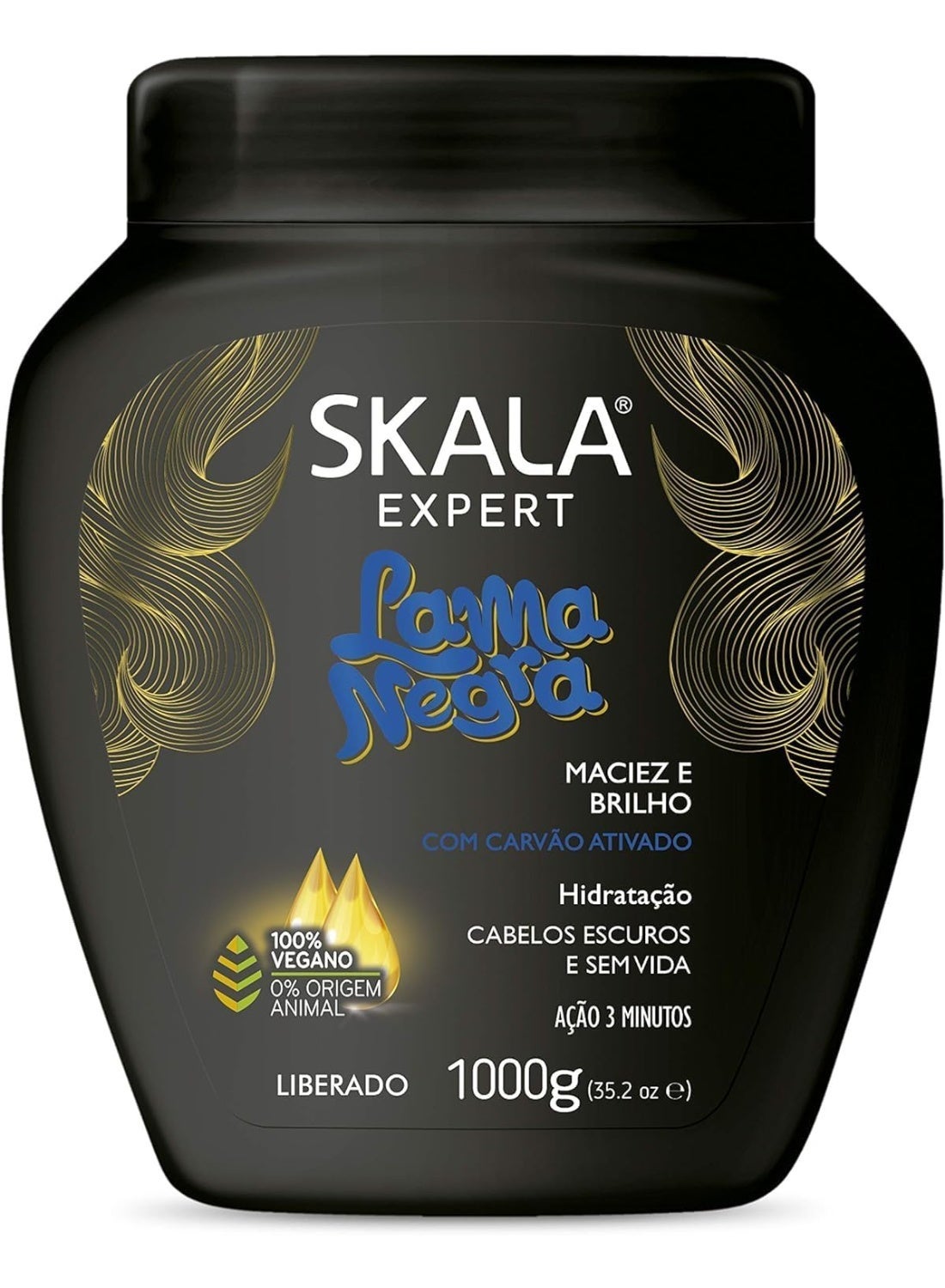Expert Black Mud Conditioning Cream | Ideal for Smooth, Frizzy, Dry, Curly, Oily, Weak & Damaged Hair