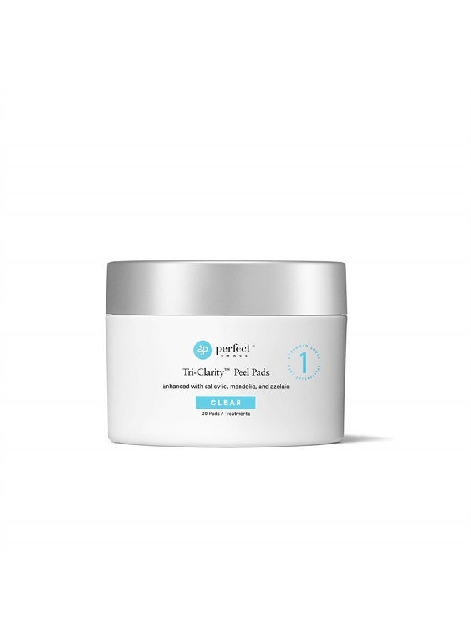Tri-Clarity Peel Pads 25%, with Salicylic Acid, Mandelic Acid, and Botanical Extracts - Perfect Image