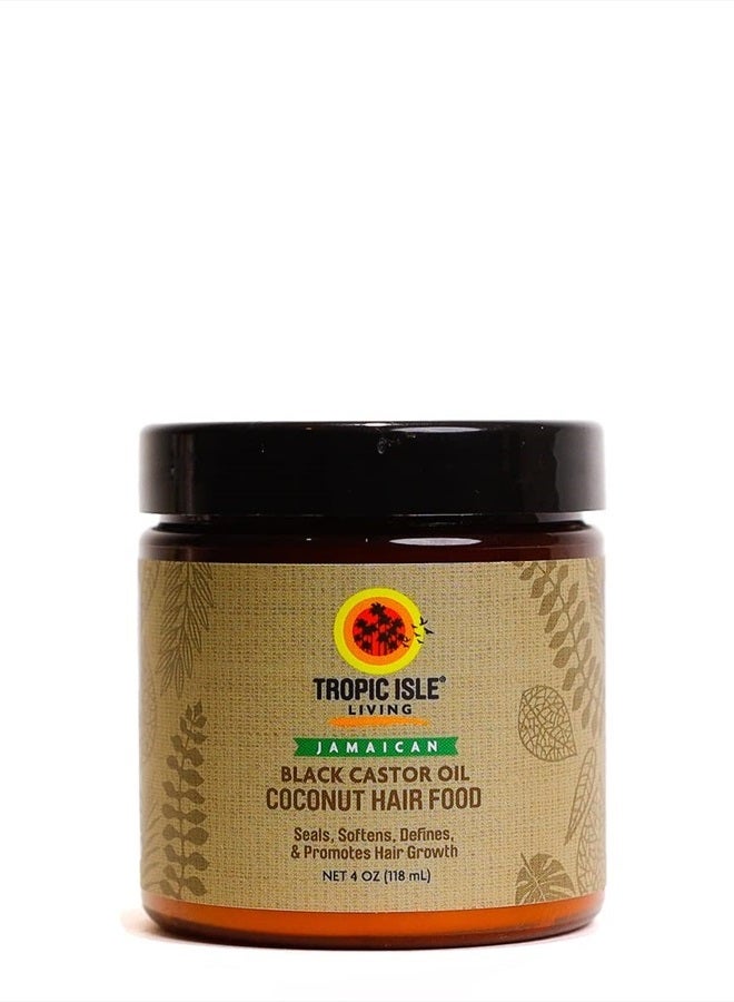 Coconut Jamaican Black Castor Oil Hair Food 4 oz