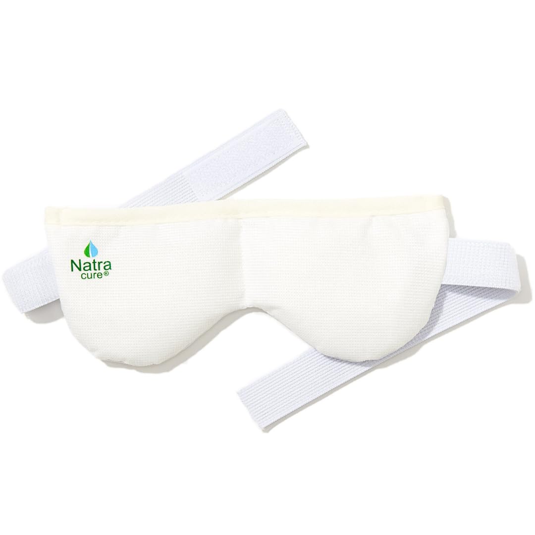 NatraCure Steam Heated Eye Mask â€“ Warm Compress for Eyes, Microwavable for Dry Eyes, Stye Eye Treatment, Heated Eye Masks for Dry Eyes, Steam Eye Mask for Dry Eyes - 417SB RET