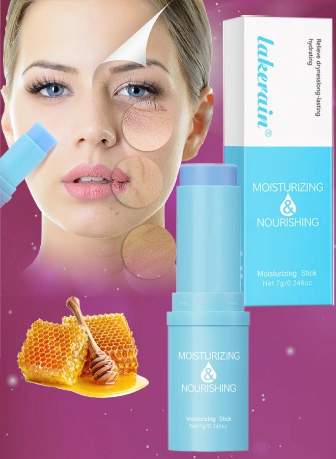Moisturizing and Nourishing Cream Stick Multi Balm Facial Moisturizer Stick Balm Under Eye Cream Face Balm Stick for Hydrating and Smoothing Dry Skin Moisturizing Day and Night Stick