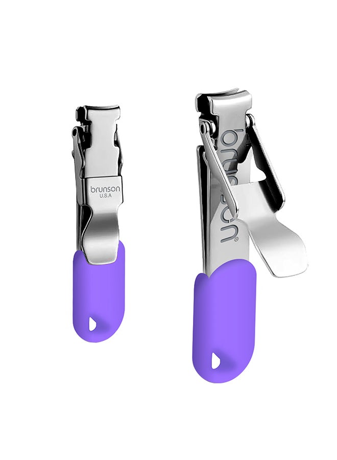 Nail Clipper Stainless Steel Professional Grade Nail Cutter with a Gripped Handle Ideal Manicures with long lasting sharpness for Easy Toenail TrimmingBCNCF6