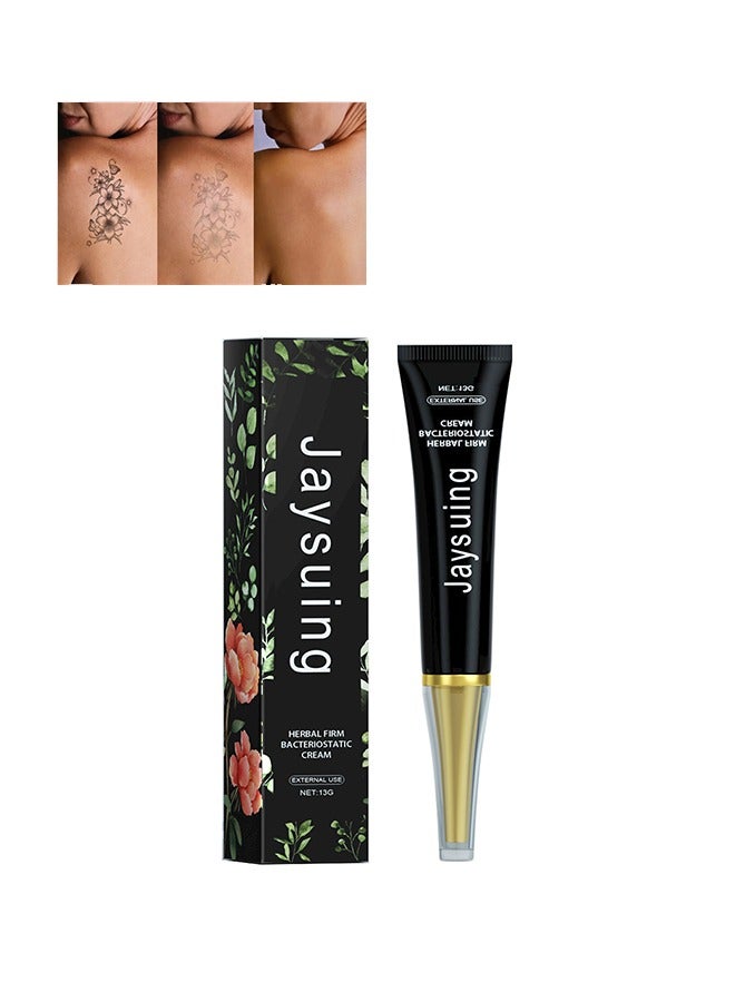 Herbal Firm Bacteriostatic Cream-Tattoo removal cream, permanent tattoo remover, can effectively remove tattoos without harming the skin, safe and moisturizing skin (13g)